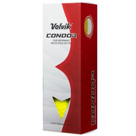 Volvik Condor Premium Yellow Golf Balls (One Dozen)