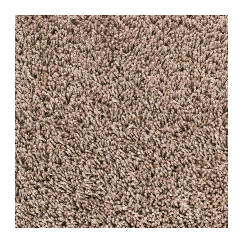Kettelservice-Metzker Emphoria Stair Mat, Semicircular Light Brown, Shaggy Stair Mat,