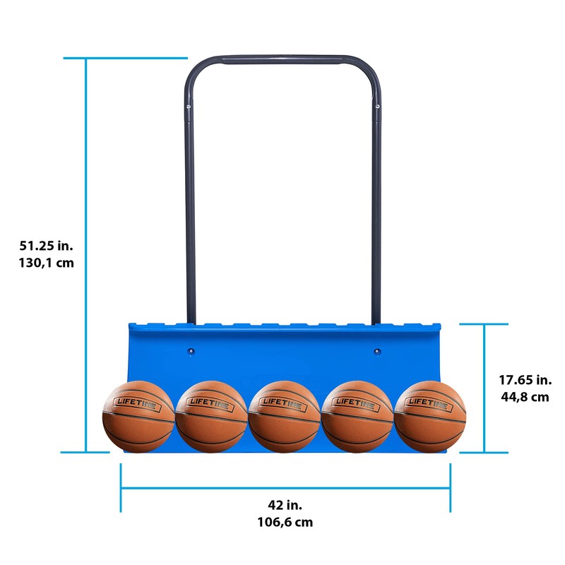 Lifetime Snow Pusher, 42” Heavy Duty Snow Plow Shovel