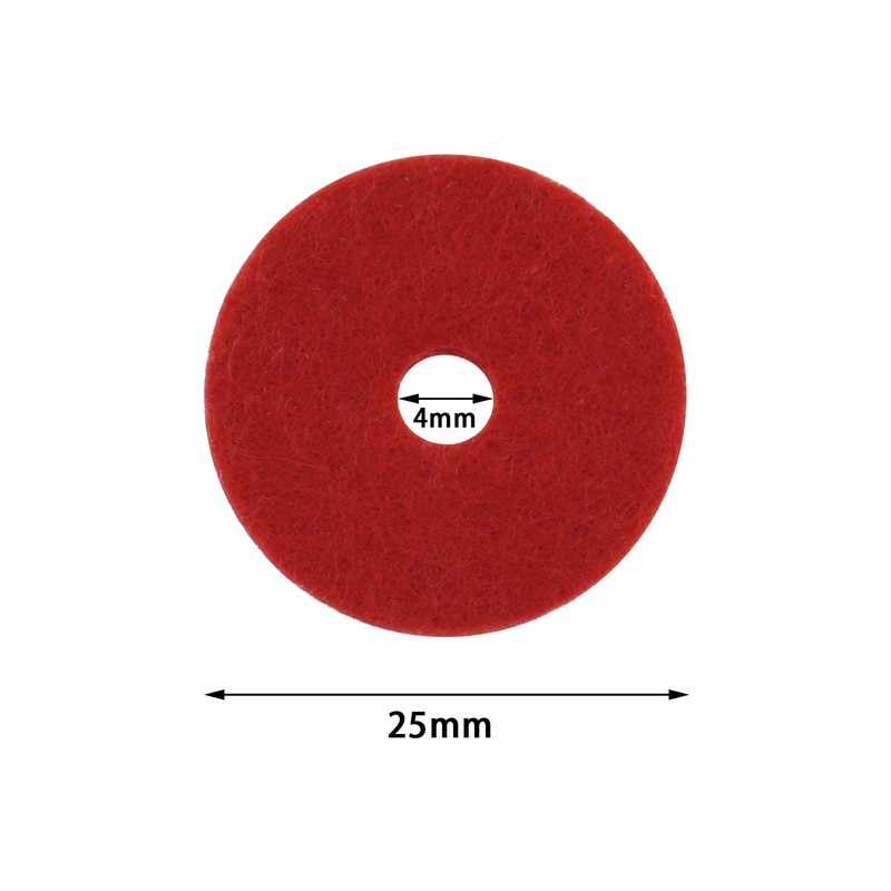 SG Store 10PCS Spool Pin Red Felt Pads Crafts Compatible
