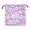 Tees Factory Sanrio SR-5530287KU Flat Drawstring Cloth Kuromi H7.9 x