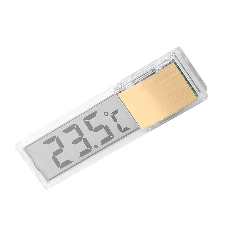 TOPINCN Aquarium Electronic Thermometer Digital Display LED Crystal Induction 3D