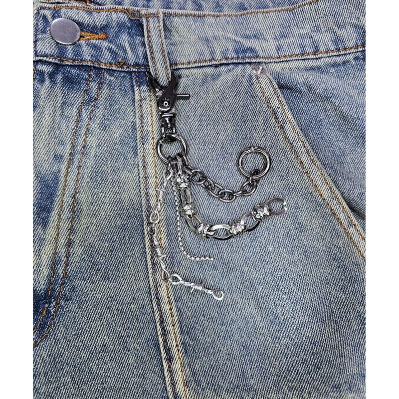 Milk Wave Quattro Pulse Chain Key Ring