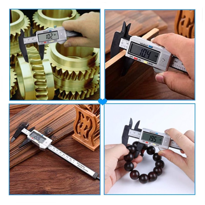 Digital Vernier Caliper 5.9 inches (150 mm) Carbon Fiber High