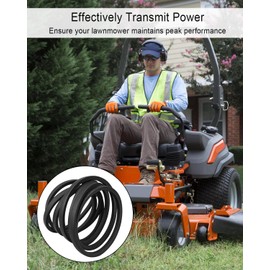 NTSUMI 5/8" x 140" Deck Belt Kevlar Fit for Scag Turf Tiger with 61" Deck Lawn Mower, Drive V-Belt Replace 481558