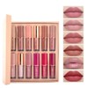 12 Colors Book Style Velvet Matte Liquid Lipstick Gift Set