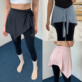 Yoga Lab Cover Skirt Leggings with Hip Cover Yoga Lab Cover Skirt (Gray)