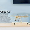 HUIOP Wooden DWH VX14 1:23 Scale 380mm pan Airplane Static