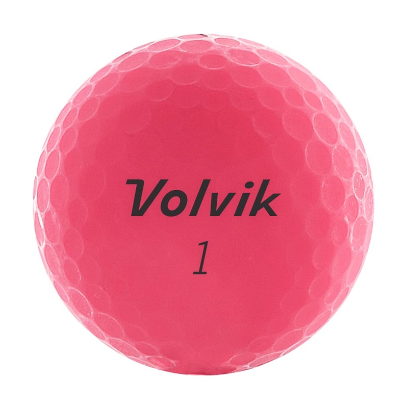 Volvik Unisex Vimat Golfball, Gelb, Einheitsgröße, Unisex, rot, Einheitsgröße
