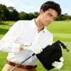 QPPKI Golf Ball Washer Cleaner Bag, Golf Ball Pouch with