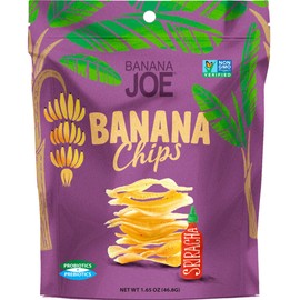 BANANA JOE Sriracha Banana Chips, 1.65 OZ