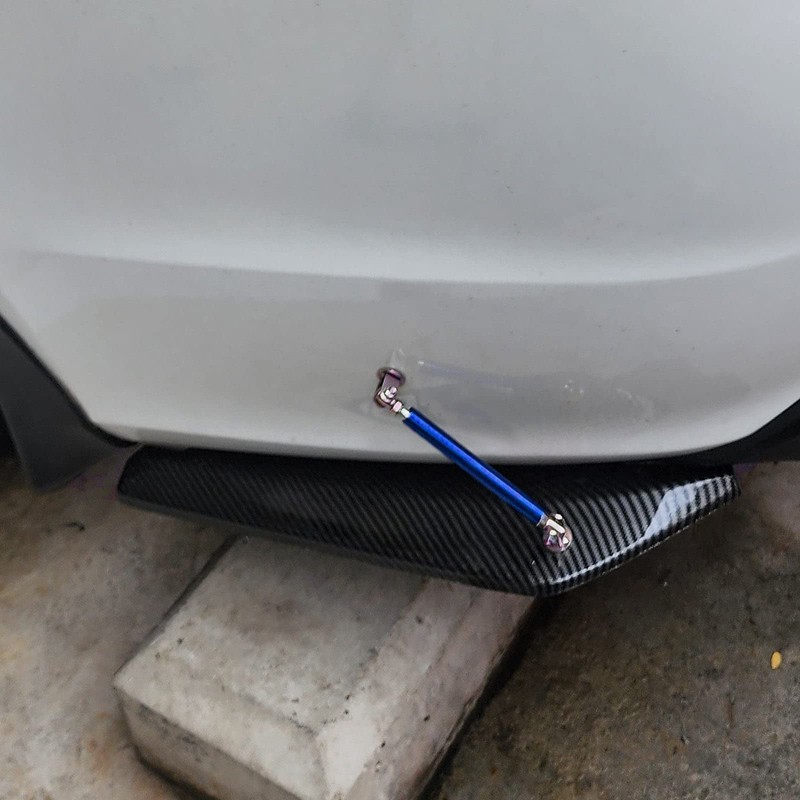 Xotic Tech JDM Universal Rear Bumper Canard Diffuser Splitter Valence