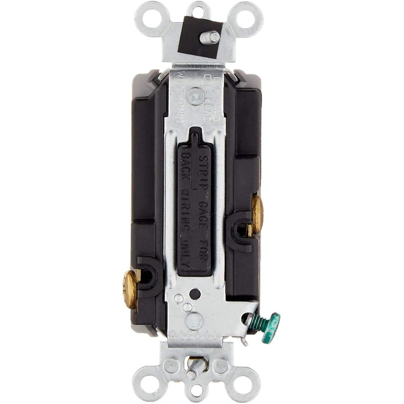 Leviton 20 Amp, 120/277 Volt Decora Plus Rocker Single-Pole AC