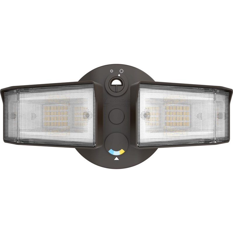 Lithonia Lighting HomeGuard 2-Light LED Outdoor Flood Lights, Outdoor LED