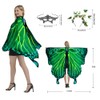 Butterfly Costume Women's Fancy Dress Costumes Wings Scarf with Butterfly