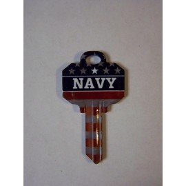 Navy Schlage House  key blank