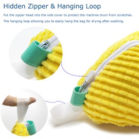 4 Pack Shoe Washing Machine Bag for Washer and Dryer, Sneaker Washing Machine Bags for Laundry, Reusable and Durable Zipper Shoe Cleaner