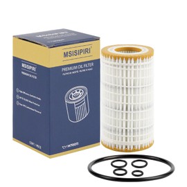 MSISIPIRI Premium Oil Filter, Fit for Mercedes-Benz C240 C280 C300 C350 E300 E320 E350 E500 GL450 GLK350 ML320 ML450 ML500 R350 R500 S400 SLK300 SLK350 SL500 CL500 CLK350, Replaces 0001802609