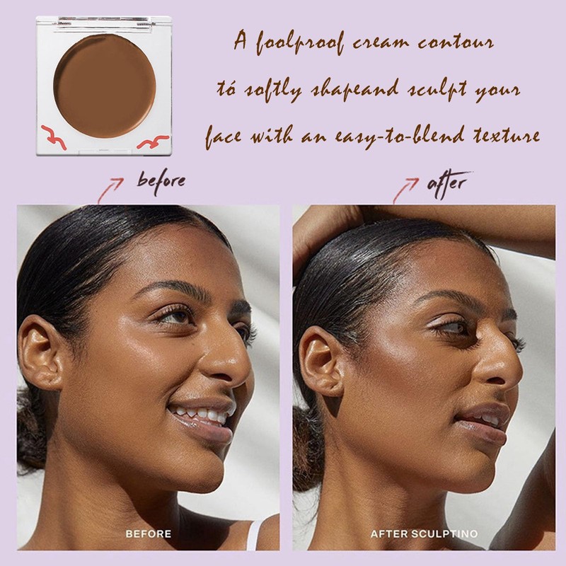 Bronzer Blushers for Cheeks, Brown Blush Make up Matte Bronzer