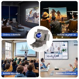 Poxtedsr 5J.JHN05.001 Replacement Projector Lamp Compatible with BENQ HT2550, HT2550M, TK800, TK800M, W1700, W1720 with Housing