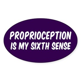 CafePress Proprioception Oval Car Bumper Sticker