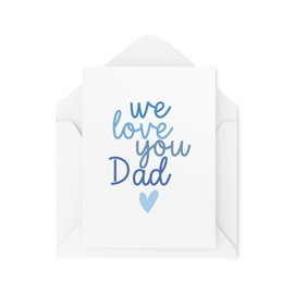 Thoughtful Card for Dad - We love you Dad - Card from Son Daughter - Father's Day Card - Birthday Card - CBH1660