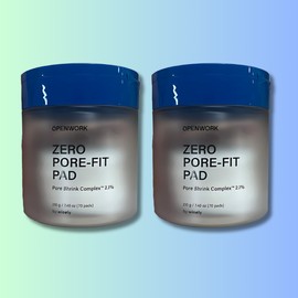 Zero pore fit pore pad 70 sheets x 2 zero pore dual pad / 제로 포어 핏 모공패드 70매 x 2개 제로모공 듀얼패드