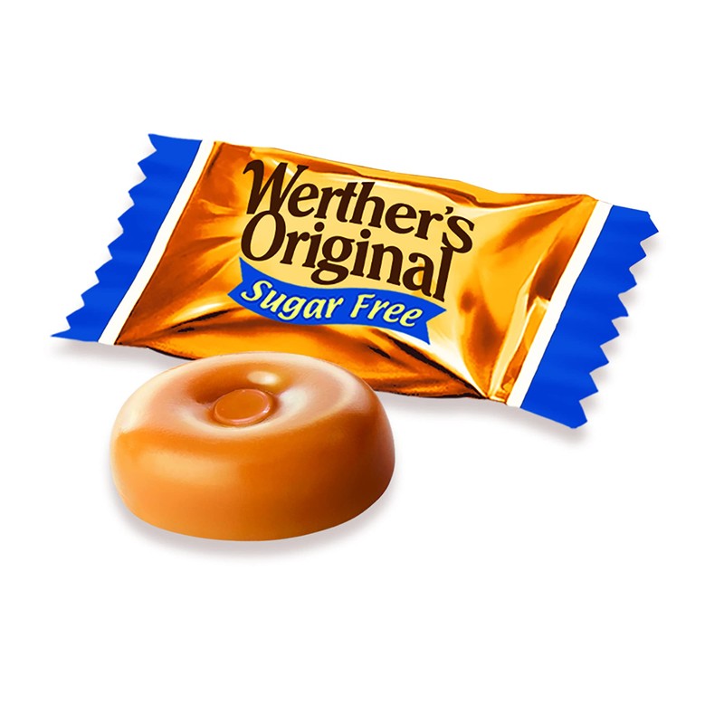 Werther's Original Hard Sugar Free Caramel Candy, 2.75 Oz Bags