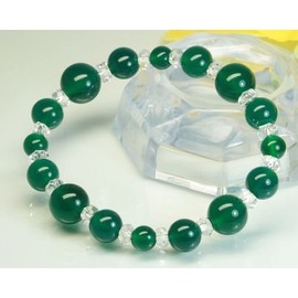 Happiness Stone Bracelet, Green Agate, Crystal, Green Agate, Women's Bracelet, Natural Stone, Power Stone, Gemstone, agate