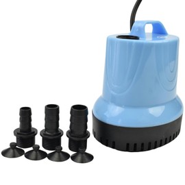 CONQUERALL Bottom Suction Pump CHA-809 4500L/H 95W 110V AC Water Pump with 3 Outlets for Garden Ponds,Aquariums,Waterfalls,Sea Water,Fresh Water
