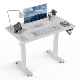 ExaDesk 40 * 24 Electric Standing Desk, Adjustable Height Sit Stand Up Desk, Motorized Home Office Computer Gaming Workstation Desk