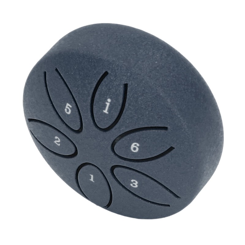 Tongue Drum 3inch 6 Tone Steel with 1pcs Drumstick Mini