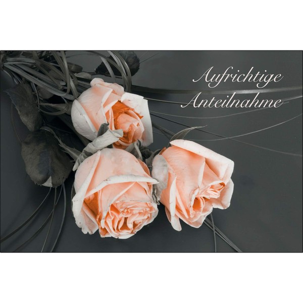 Merz Designkarten 18 Empathic Premium Sympathy Cards / Sympathy Cards