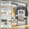 Sliding Screen Door Bottom and Top Rollers Replacement with 1"