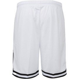 Karl Kani Men's ESSKKM-MS01WHT Signature Mesh Shorts, White