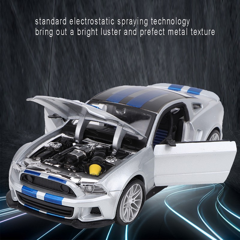 1:24 Miniature Alloy Racing Car Model for Ford Mustang GT