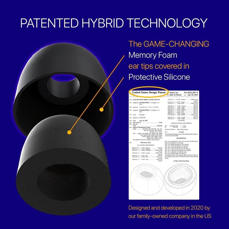 AirFoams Pro Universal Ear Tips - Size: S/M/L: Each Pair