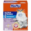 Hefty bolsas de basura con cordón para cocina, ultra fuertes,