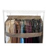 Garment Cover for Closet Rod and Portable Clothing Rack Shoulder