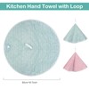 VIVOTE 2 Pack Kitchen Hand Towel with Loop, Super Soft