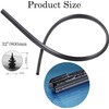 Pack of 6 Windscreen Wiper Rubber, Sold by the Metre,