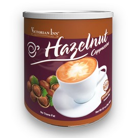 Victorian Inn Hazelnut Flavor Cappuccino - Rich and Nutty for Cozy Indulgence - Great with Coffee Creamer - 2 Pound (Pack of 1)