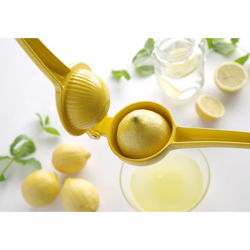 HENDI Lemon Squeezer for Lemons, Citrus Juicer, Powder-Coated Aluminium, 223