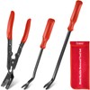KEZE 3 Pcs Auto Clip Pliers Set and Fastener Remover,Car
