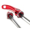 QuickRelease MTB Road Bike Cycling Car Front Rear Set (Red)