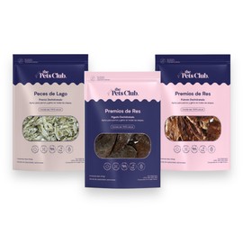 The Pets Club Premios Deshidratados para Perro - 3 Pack                                                                                               