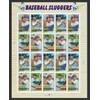 Baseball Sluggers Sheet of Twenty 39 Cent Stamps Scott 4080-83