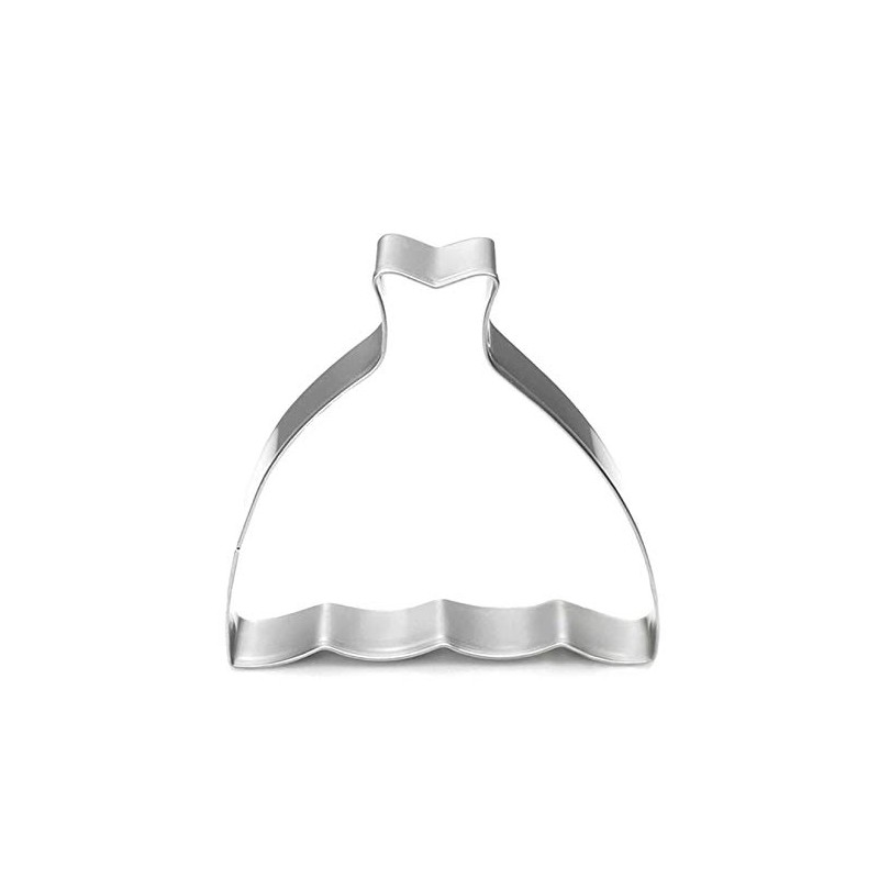 WDYJMALL Princess Dress Skirt Shaped Cookie Cutter