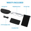 200% Magnifying Glasses with Light,USB Rechargeable LED Lighted Magnifying Eyewear,Hands
