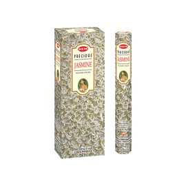 HEM Precious Jasmine Incense Sticks – 120 Count (6 Boxes of 20) | Uplifting Sweet Floral Fragrance for Meditation, Prayer, Relaxation & Spiritual Cleansing 9 Inch Long